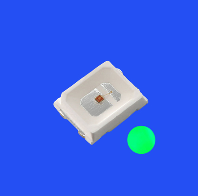 SMD2835 2.8x3.5mm Color verde 520- 525nm 8-12LM 120 grados Lente transparente luz de diodo de soporte PCT