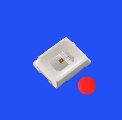 SMD2835 2.8x3.5mm Color rojo 620-625nm 3-5LM 120 grados Lente transparente luz de diodo de soporte PCT