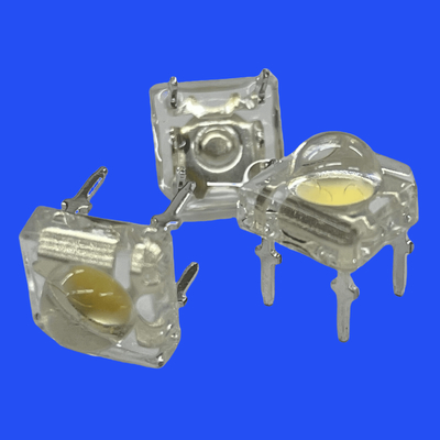 0.5W 6500K Frío Piranha Blanco LED Integrado Zener 80deg 5mm LED para el autobús de la iluminación del camión del automóvil
