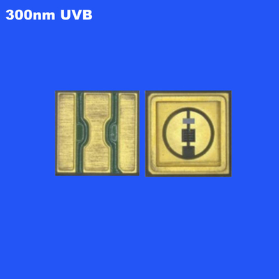 UVB 0.6W 3535 SMD LED Diodo 300nm de alta potencia radiante Diodos de curado fotográfico de 120 grados para curado de pegamento