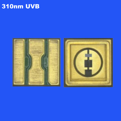 0.6W 310nm UVB 3535 SMD LED Chip Cerámica de sellado Lente clara 120 grados para el crecimiento de las plantas